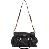 Miu Miu Vitello Daino Leather Bauletto Satchel Handbag