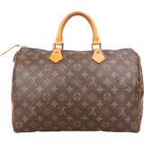 Louis Vuitton Monogram Canvas Speedy 35 Handbag