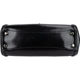 Miu Miu Spazzolato Leather Doctor Style Buckle Handbag