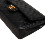 Chanel Quilted Lambskin 24K Gold Medium Double Flap Shoulder Bag