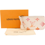 Louis Vuitton Leather Empreinte Monogram Aquarelle Key Pouch M83506