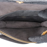Louis Vuitton Noir Leather Empreinte Monogram Vavin Chain Crossbody Bag