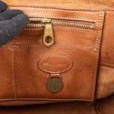 Mulberry Grained Brown Leather Bayswater Handbag