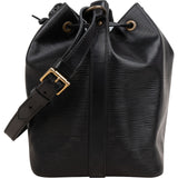 Louis Vuitton Noir Epi Leather Sac Noé Petit Shoulder Bag