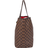 Louis Vuitton Monogram Damier Ebene Canvas Neverfull GM Shoulder Bag