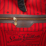 Louis Vuitton Monogram Damier Ebene Neverfull MM Shoulder Bag