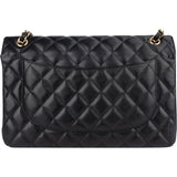 Chanel Quilted Caviar Leather Jumbo Double Flap Crossbody Bag