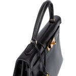 Hermès Box Calf Leather Kelly 32 Handbag - vintageandkickz