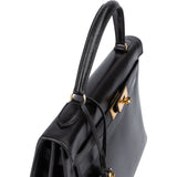 Hermès Box Calf Leather Kelly 32 Handbag - vintageandkickz