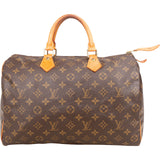 Louis Vuitton Monogram Canvas Speedy 35 Handbag
