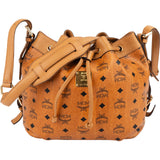 MCM Monogram Visetos Drawstring Dessau Crossbody Bag