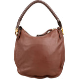 Chloé Grained Calfskin Marcie Hobo Saddle Shoulder Bag