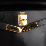 Hermès Box Calf Kelly 28 Sellier Handbag