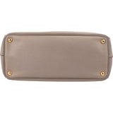 Prada Grey Saffiano Leather Galleria Handbag