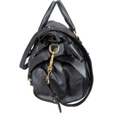 Miu Miu Vitello Lux Leather Bow Handbag