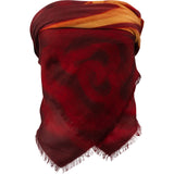Chanel Tie-Dye Fringed Cashmere Scarf Schal