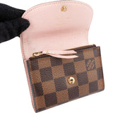 Louis Vuitton Monogram Damier Ebene Rosalie Coin Purse Mini Wallet
