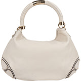 Gucci Leather GG Studded Indy Bamboo Hobo Handbag