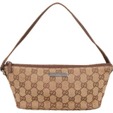 Gucci Monogram GG Canvas Boat Pochette Accessoires Handbag