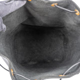Louis Vuitton Noir Epi Leather Sac Noé Grande Shoulder Bag