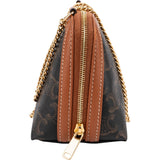 Celine Triomphe Monogram Canvas Chain Crossbody Bag