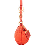 Prada Orange Nylon Puffer Shoulder Bag