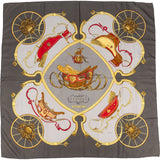 Hermès Springs Silk 90 Scarf Tuch