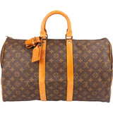 Louis Vuitton Monogram Canvas Keepall 45 Travel Bag