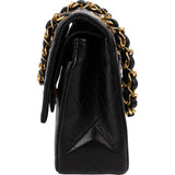 Chanel Quilted Lambskin 24K Gold Small Double Flap Shoulder Bag