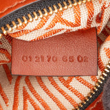 Chloé Brown Pebbled Calfskin Woven Handle Daria Small Crossbody Handbag
