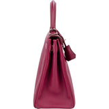 Hermès Pink Epsom Leather Kelly Sellier 28 Handbag
