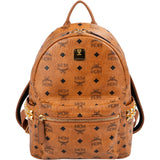 MCM Monogram Visetos Stark Side Studs Small Backpack