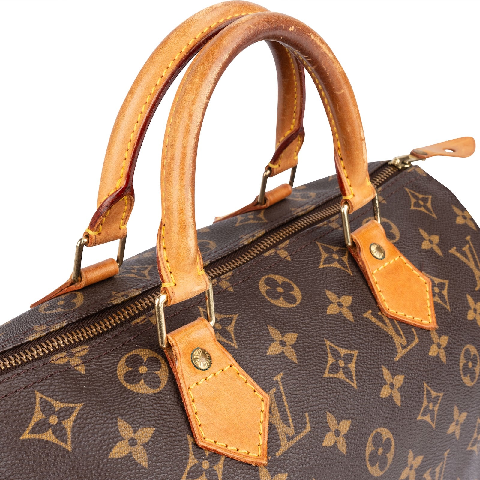 Louis Vuitton Monogram Canvas Speedy 30 Handbag - vintageandkickz