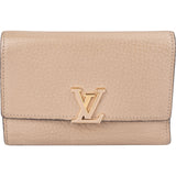 Louis Vuitton Taurillon Leather Lockme Compact Wallet