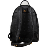 MCM Monogram Visetos Studded Emblem Stripe Stark Small Backpack