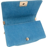 Chanel Distressed Denim Medium Boy Single Flap Crossbody Bag