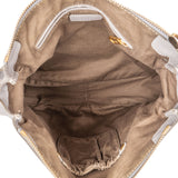Chloé Grey Leather Marcie Small Double Carry Saddle Shoulder Bag
