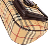 Burberry Haymarket Check Double Pocket Hobo Shoulder Bag