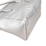Miu Miu Metallic Leather Quilted Tote Handbag