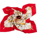 Hermès Les Becanes Silk Carre 90 Scarf Tuch