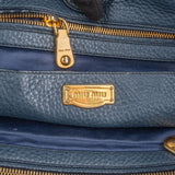 Miu Miu Vitello Daino Leather Tote Shoulder Bag