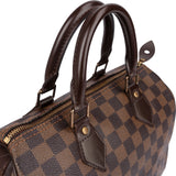 Louis Vuitton Monogram Damier Ebene Speedy 25 Handbag