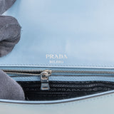 Prada Saffiano Vernice Chain Flap Crossbody Bag