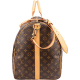 Louis Vuitton Monogram Canvas Keepall 60 Bandoulière Travel Bag