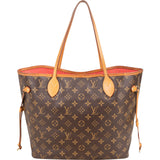 Louis Vuitton Monogram Canvas V Grenade Fuchsia Neverfull MM Shoulder Bag