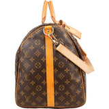 Louis Vuitton Monogram Canvas Keepall 55 Bandoulière Travel Bag
