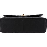 Chanel Quilted Caviar Leather Jumbo Double Flap Shoulder Bag