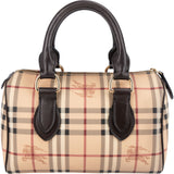 Burberry Haymarket Check Boston Handbag