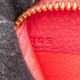 Prada Pink Vitello Grain Leather Zip Around Wallet