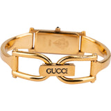Gucci Gold Tone 1500L Bangle Woman Watch